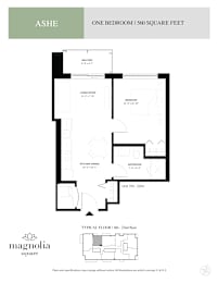 Floor Plans of Magnolia Square in Ottawa, ON.